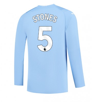 Manchester City John Stones #5 Hemmatröja 2023-24 Långärmad